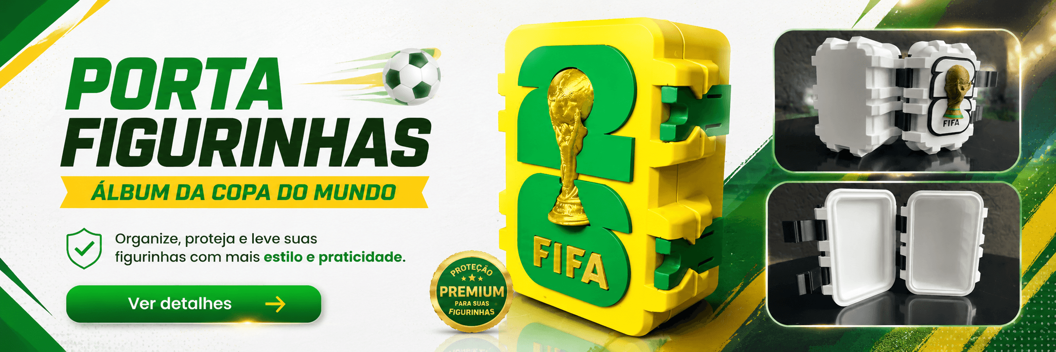 Lançamento: Porta-figurinha da Copa 2026